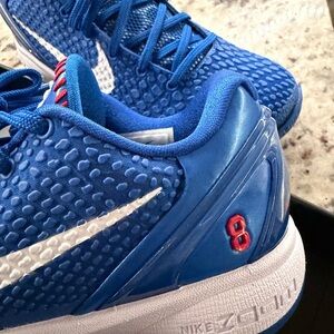 Nike Blue and White Athletic Sneakers Kobe VI Dodgers